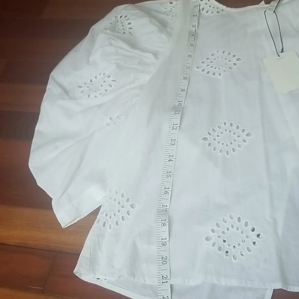 Zara Top with cut work embroidery